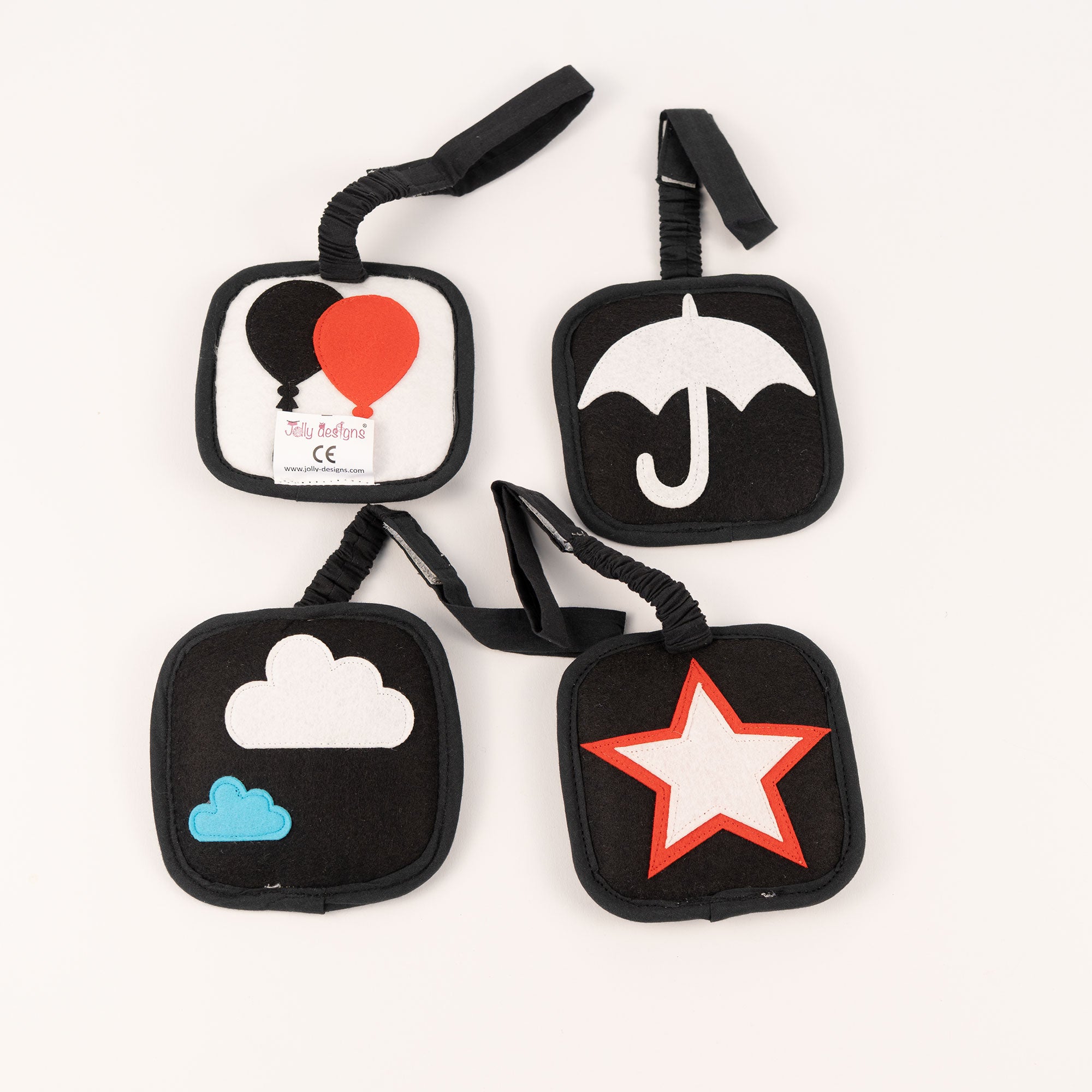 "Merveille de contraste" jeu de cartes sur 4)