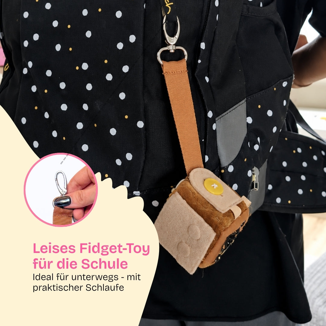 Yelli „Der Fröhliche" – Pailletten, Sanduhr und Schmetterling, ab 3 Jahren