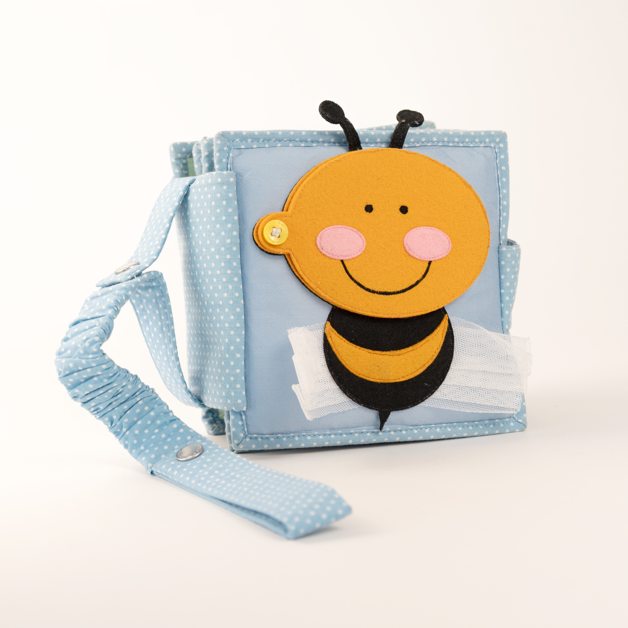Bande : pour les mini Quiet Books (Bleu clair)