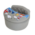 Fauteuil d’activité Fauteuil rond Actiyity Rondo Gris avec coussin marin