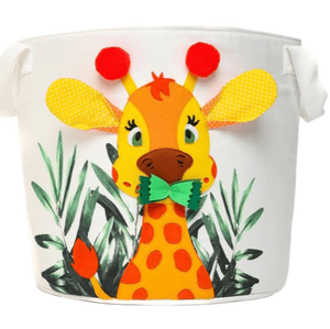 Boîte de rangement - Girafe (ronde)