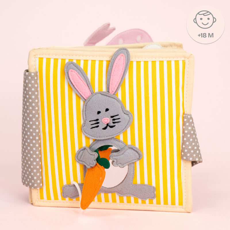 Funny Bunny – Mini Quiet Book ab 1 Jahr