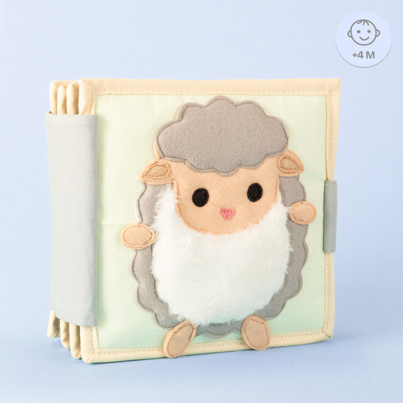 Happy Sheep – Mini Quiet Book ab 4 Monaten