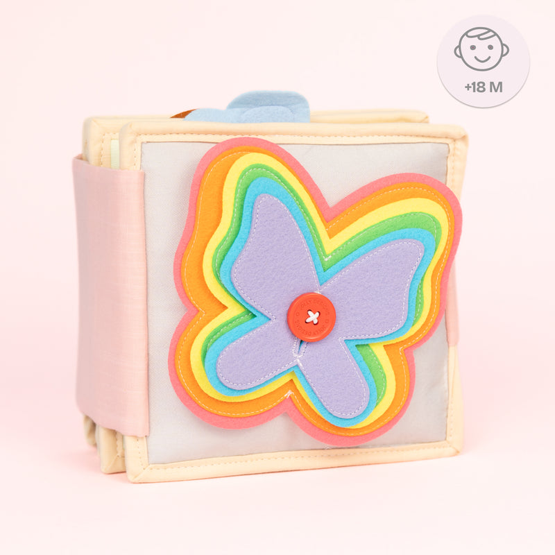 Der flatternde Schmetterling – Mini Quiet Book ab 2 Jahren