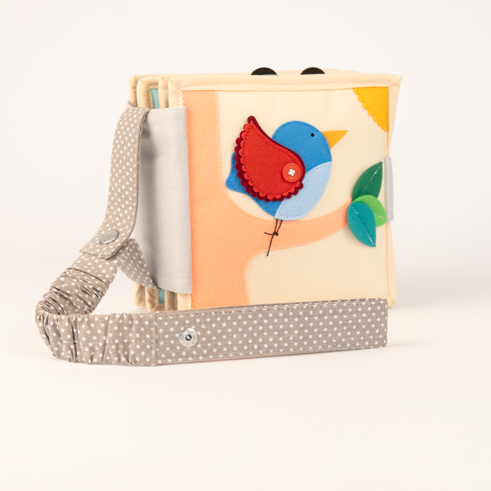 bande : pour les mini Quiet Books (Gris)